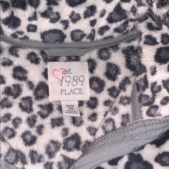 Girls Jacket Cheetah print - Picture 2 of 2
